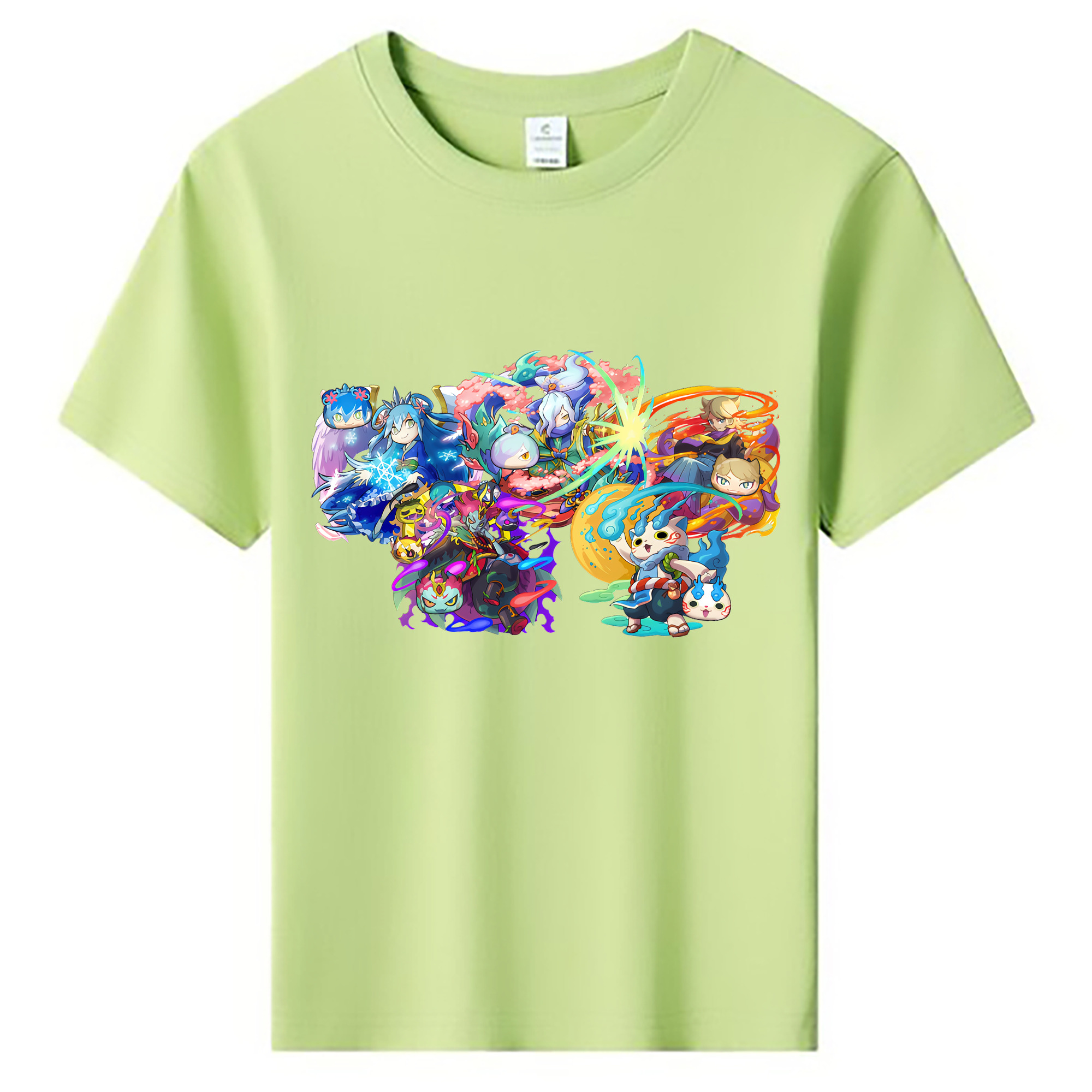 （画像用） 妖怪ウォッチ Yo-kai Watch 綿100％キッズTシャツ（フロントプリント）